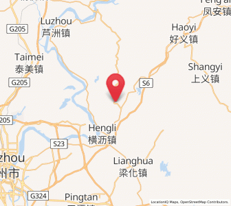 Map of Aipi, Guangdong