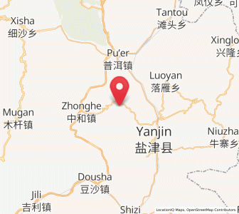 Map of Aitianba, Yunnan