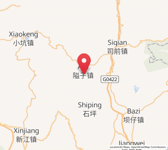 Map of Aizi, Guangdong