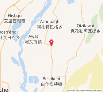 Map of Alamaiti, Xinjiang