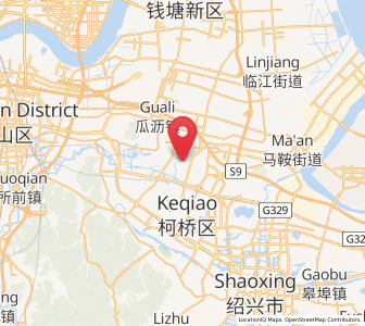 Map of Anchang, Zhejiang