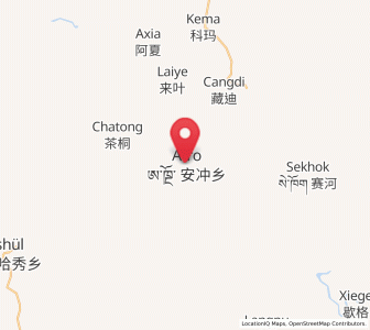 Map of Anchong, Qinghai