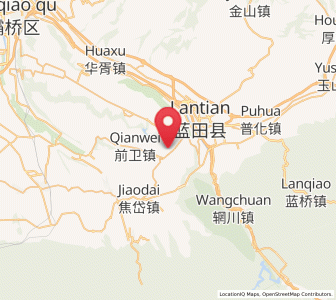 Map of Ancun, Shaanxi
