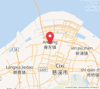 Map of Andong, Zhejiang