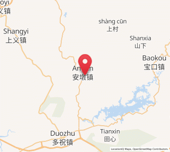 Map of Andun, Guangdong