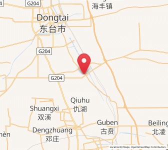 Map of Anfeng, Jiangsu