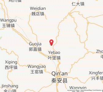 Map of Anfu, Gansu
