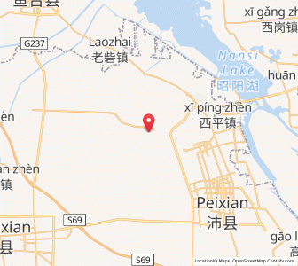 Map of Anguo, Jiangsu