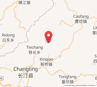 Map of Anjie, Fujian