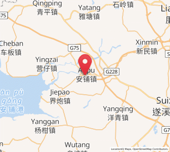 Map of Anpu, Guangdong
