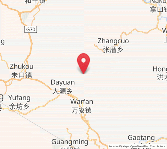 Map of Anren, Fujian