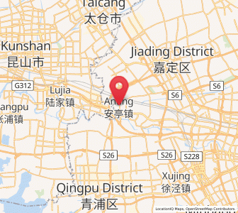 Map of Anting, Shanghai