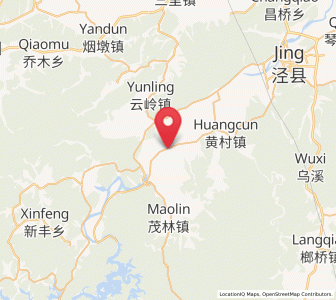 Map of Anwu, Anhui
