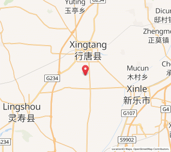 Map of Anxiang, Henan