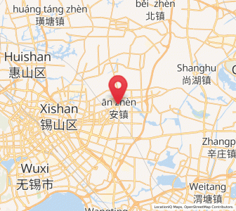 Map of Anzhen, Jiangsu