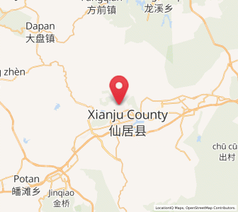 Map of Anzhou, Zhejiang