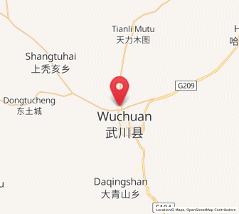 Map of Anzihao, Inner Mongolia