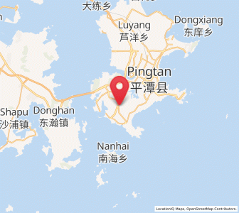Map of Aodong, Fujian