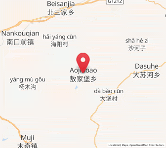 Map of Aojiabao, Liaoning
