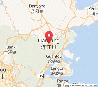 Map of Aojiang, Fujian