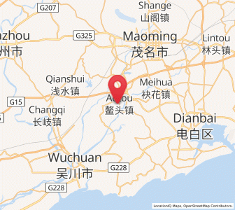 Map of Aotou, Guangdong