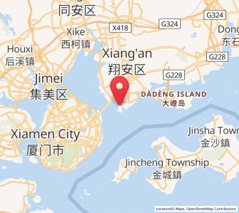 Map of Aotoucun, Fujian