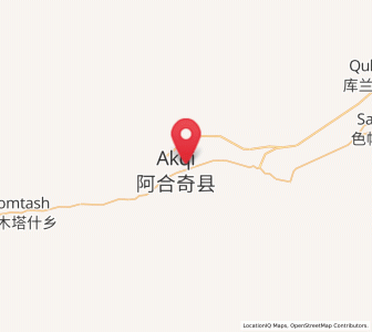 Map of Aqchi, Xinjiang