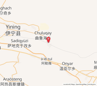 Map of Awuliya, Xinjiang