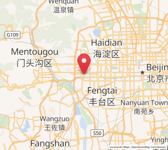 Map of Babaoshan, Beijing
