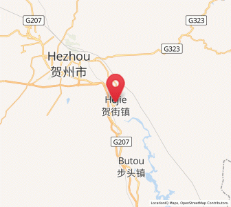 Map of Babu, Guangxi