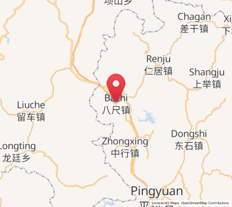 Map of Bachi, Guangdong