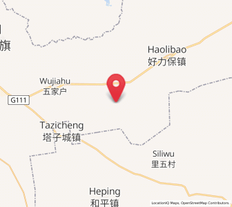 Map of Badai, Inner Mongolia
