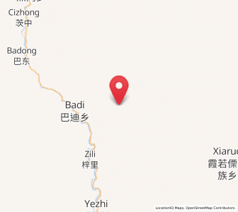 Map of Badi, Yunnan