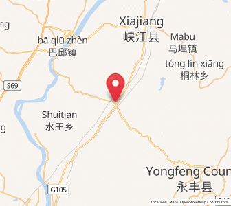 Map of Badu, Jiangxi