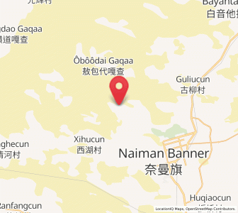 Map of Baga Borihe, Inner Mongolia