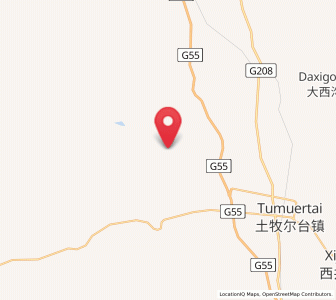 Map of Bahaodi, Inner Mongolia