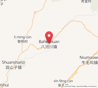 Map of Bahechuan, Liaoning