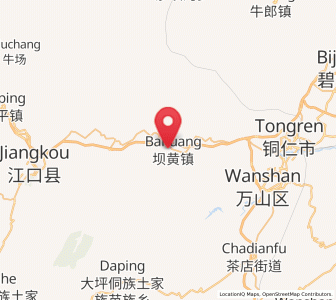 Map of Bahuang, Guizhou