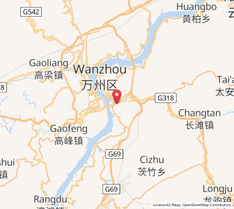 Map of Bai’anba, Chongqing