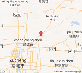Map of Baichihe, Shandong