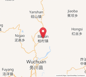 Map of Baicun, Guizhou