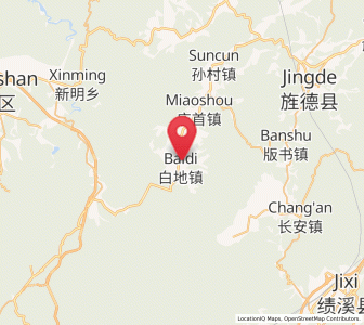Map of Baidi, Anhui