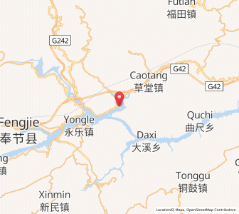 Map of Baidi, Chongqing