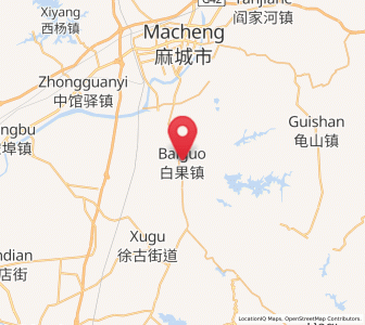 Map of Baiguo, Hubei