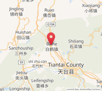 Map of Baihedian, Zhejiang