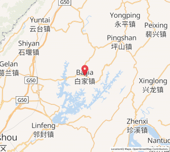 Map of Baijia, Chongqing