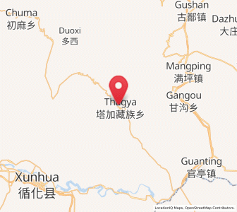 Map of Baijiaji, Qinghai