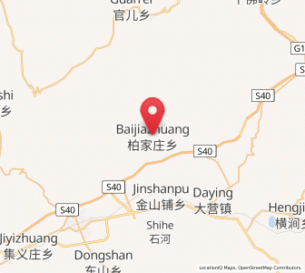 Map of Baijiazhuang, Shanxi