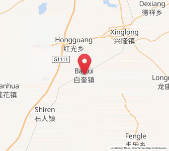 Map of Baikui, Heilongjiang