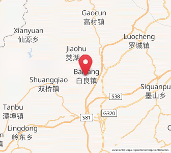 Map of Bailiang, Jiangxi